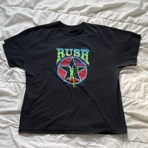 Rush Black Graphic T-Shirt